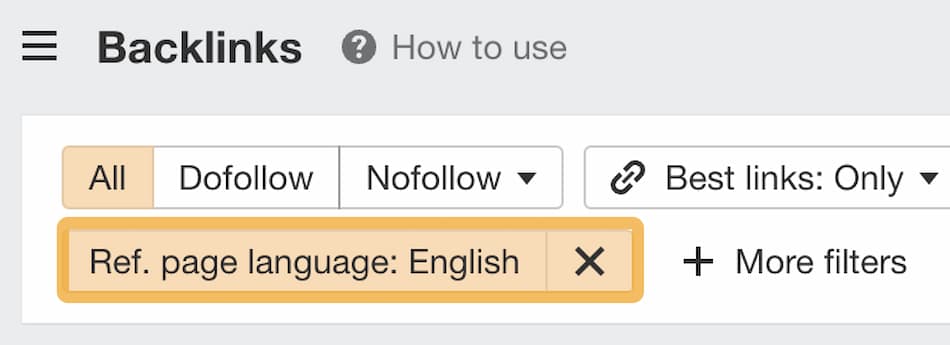 particular language