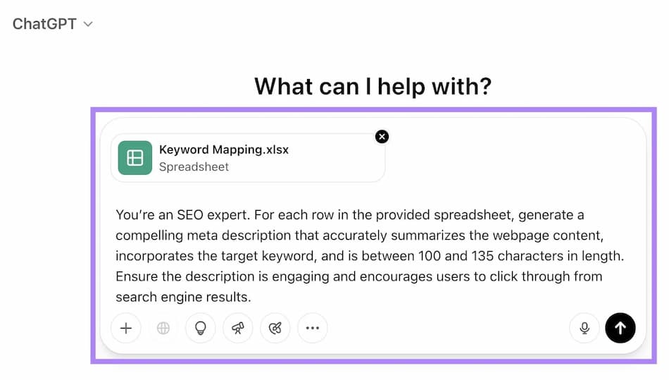 A Note on Using AI for Meta Descriptions
