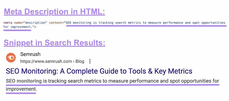 Meta description