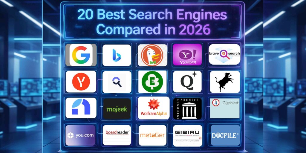 20 Best Search Engines Compared: Features, Privacy & Use