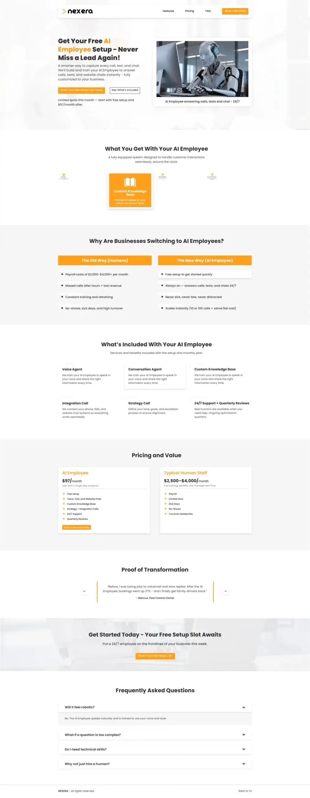 Nexera Landing Page Nexera Landing Page