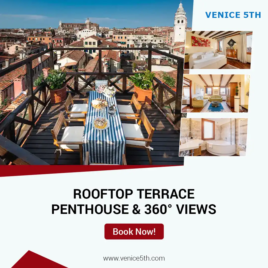 Venice 5th Luxury Penthouse Social Media Post Venice 5th Rooftop Terrace Penthouse 360 Degree Views Social Media Post Design