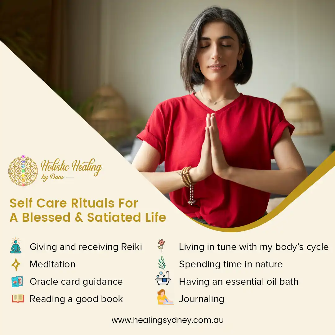 Holistic Healing by Dani Social Media Post Holistic Healing by Dani Self Care Rituals Social Media Post Design – Wellness Brand