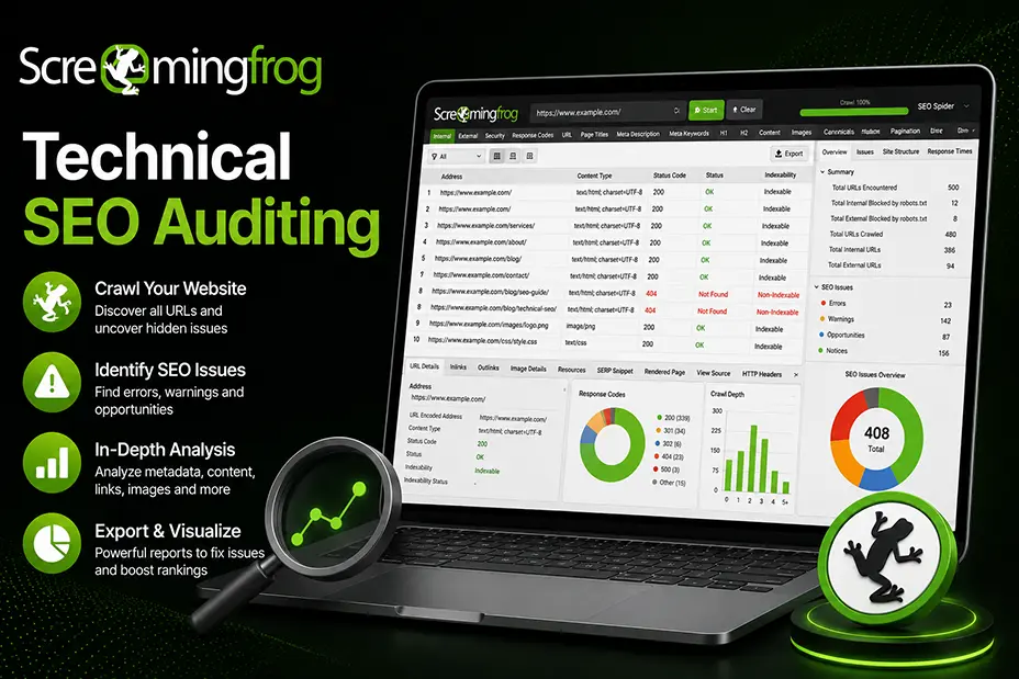Screaming Frog Technical SEO Auditing